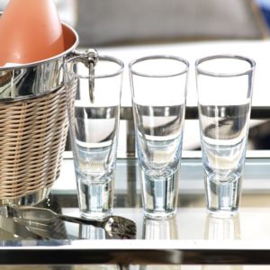 Amalfi Long Drinking Glass Set of 4 by Zodax