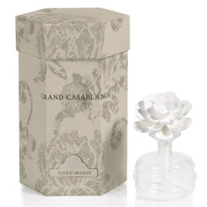 Mini Grand Casablanca Fleur d'Oranger Porcelain Diffuser by Zodax