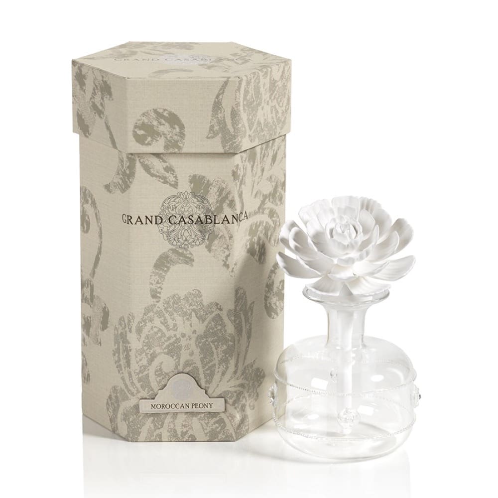 Grand Casablanca Moroccan Peony Porcelain Diffuser by Zodax