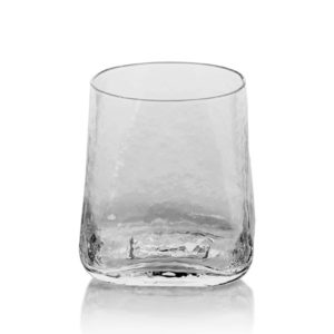 Kaberi Hammered Rock Glasses Set of 6 by Zodax