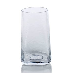 Kaberi Hammered High-Ball Glasses Set of 6 by Zodax