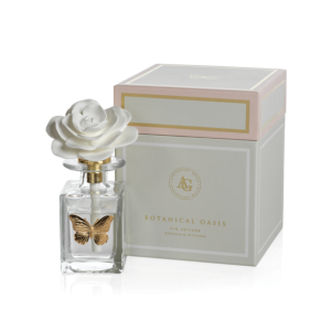 Apothecary Guild Butterfly Black Fig Vetiver Botanical Oasis Porcelain Diffuser