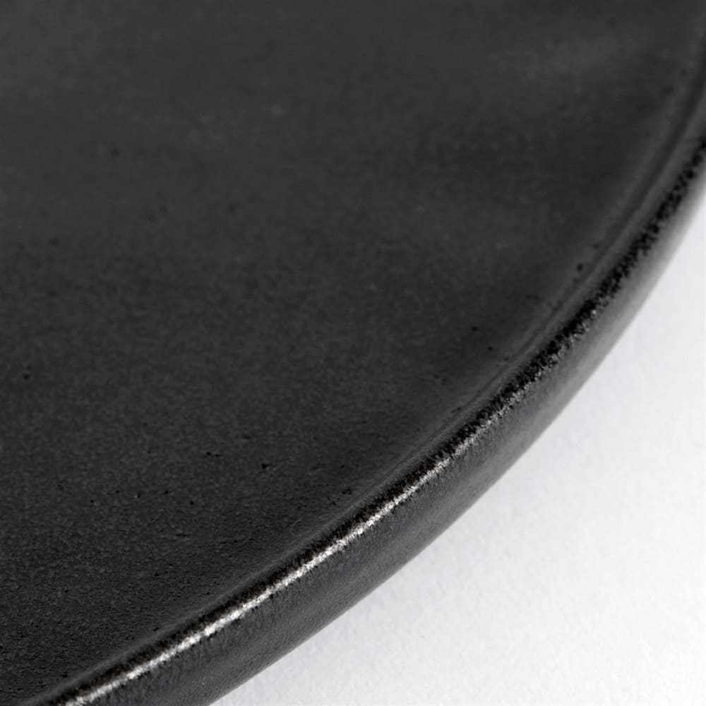 Ceto Black Dinner Plate by Muubs - Image 2