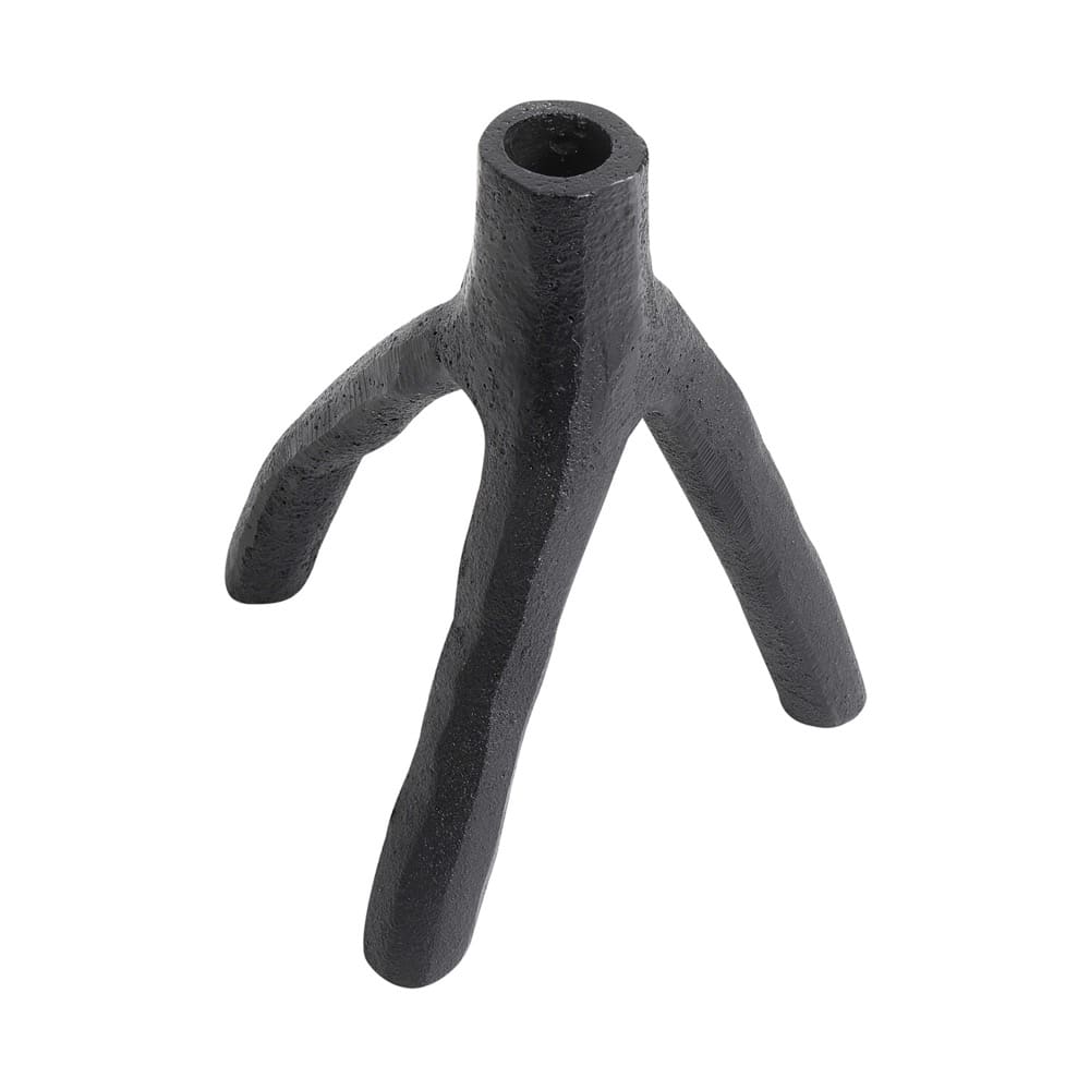 Small Black Aion Candle Holder by Muubs - Image 2