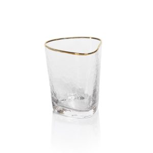 Aperitivo Triangular Double Old Fashioned Glasses Set of 4 by Zodax
