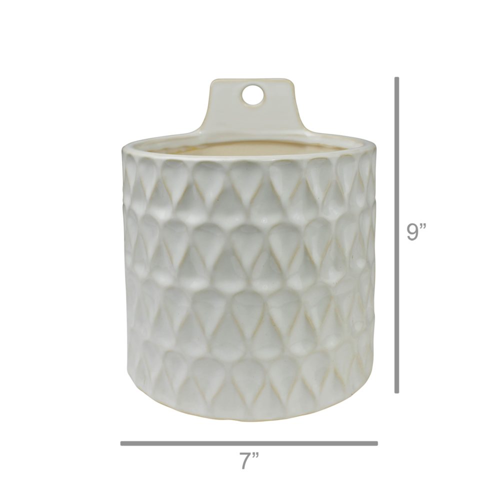 Ezra Ceramic Wall Planters by HomArt - Image 7