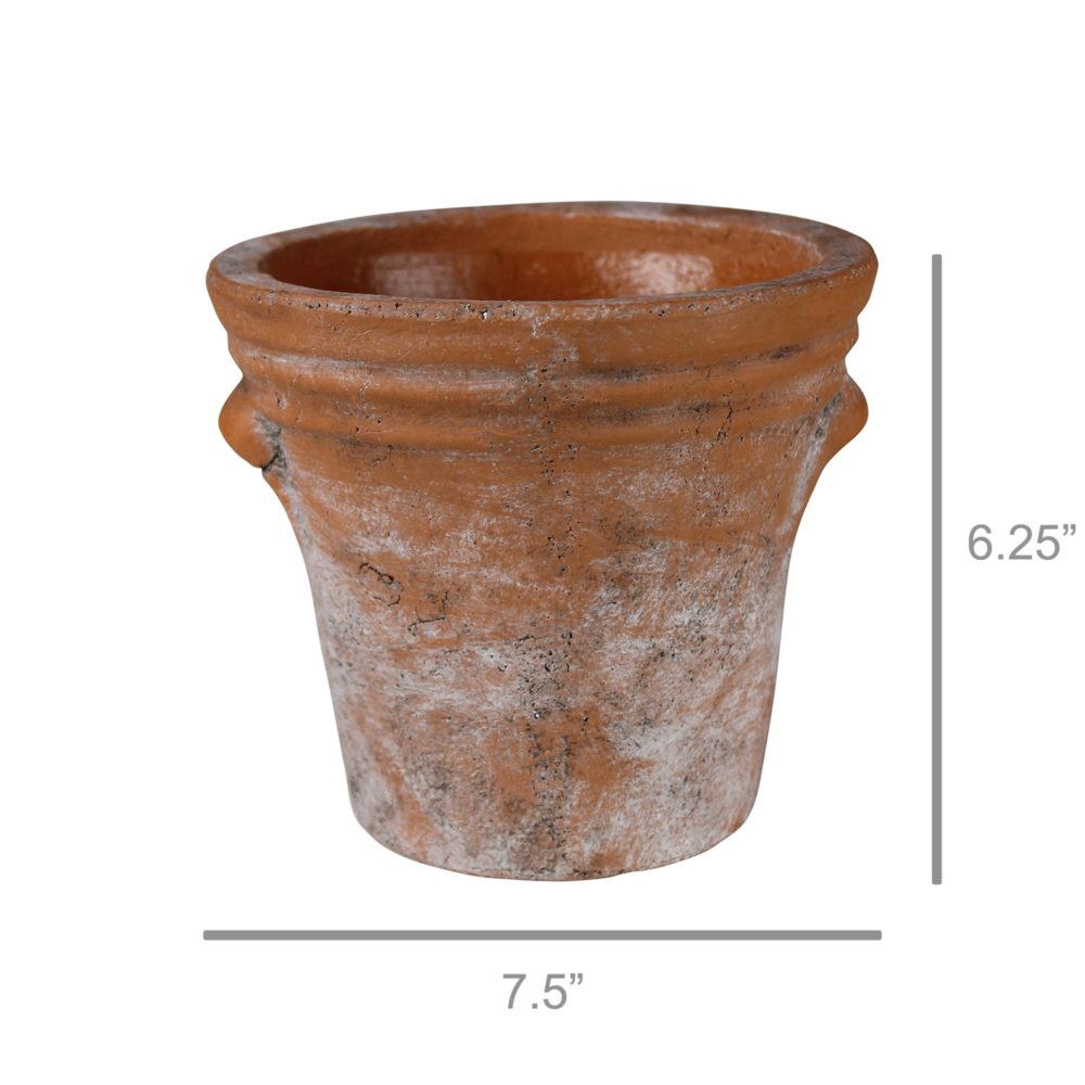 Large Tresco Rustic Cement Planter by HomArt - Image 3