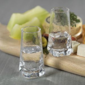 Kaberi Hammered Shot Glasses Set of 6 by Zodax