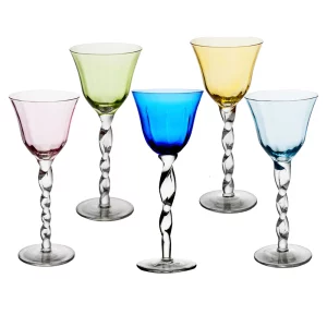 Adriana Wine Glasses Set of 4 by Abigails