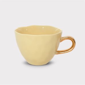 Raffia Yellow Good Morning Cup Set of 2 by Urban Nature Culture