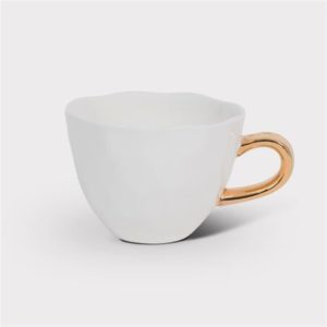 White Good Morning Cup Set of 2 by Urban Nature Culture