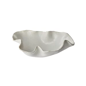 Small Atelier Free Form Textured White Bowl by Abigails