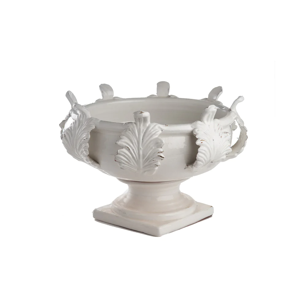 Medium Vinci Acanthus Leaf Decor Centerpiece by Abigails