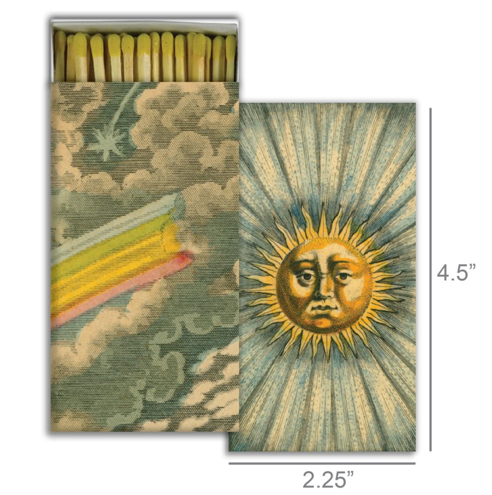 Sun and Rainbow Matches Set of 6 by HomArt - Image 2