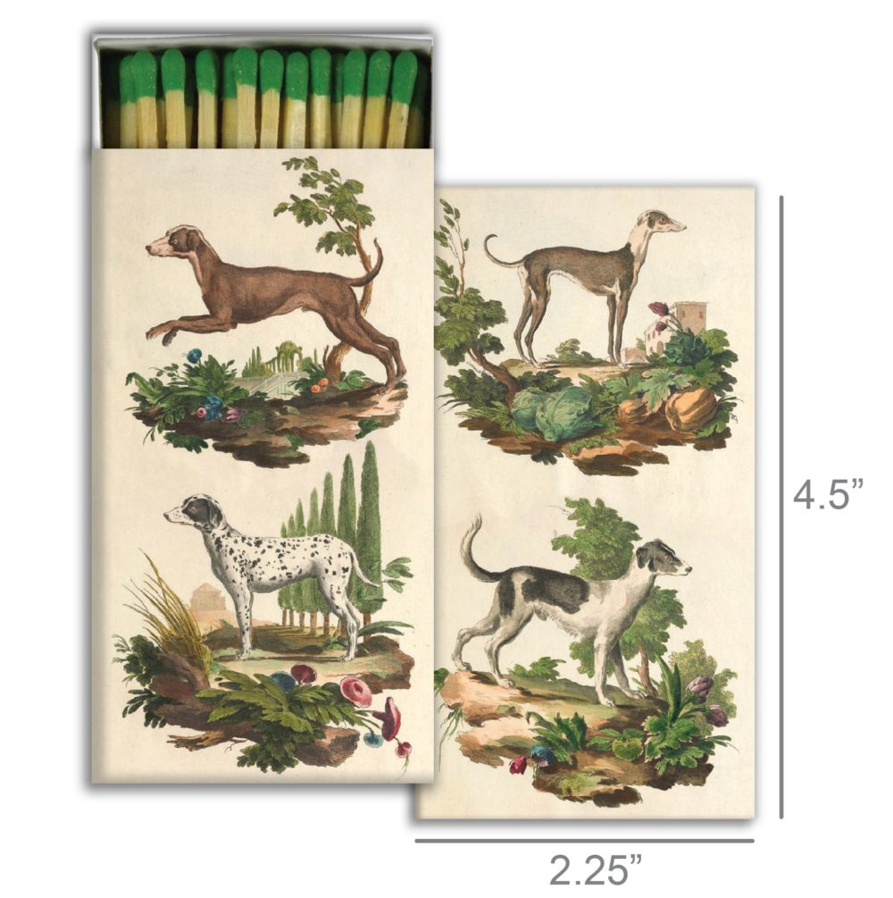 Italian Dogs Matches Set of 6 by HomArt - Image 2