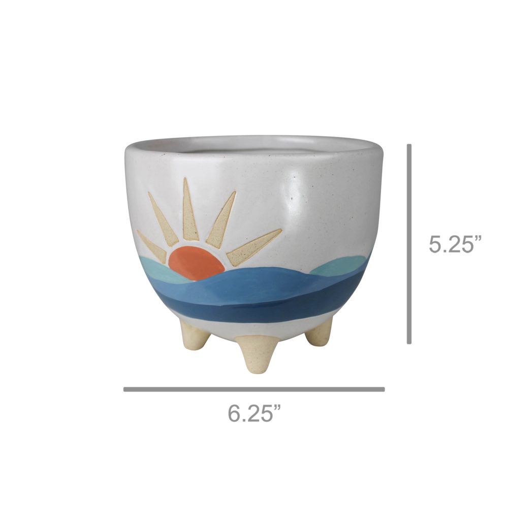 Seascape Ceramic Cachepot by HomArt - Image 5