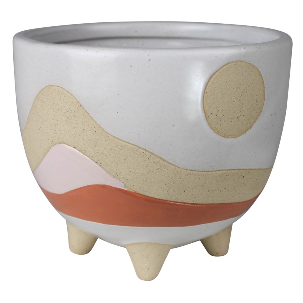Desertscape Ceramic Cachepot by HomArt