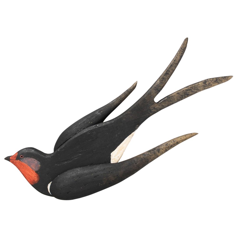 Wood Swallow Wall Hanging by HomArt