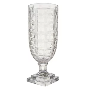 Clear Glass Hurricane by Abigails