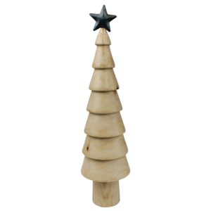 Large Copenhagen Wood Tree with Star by HomArt