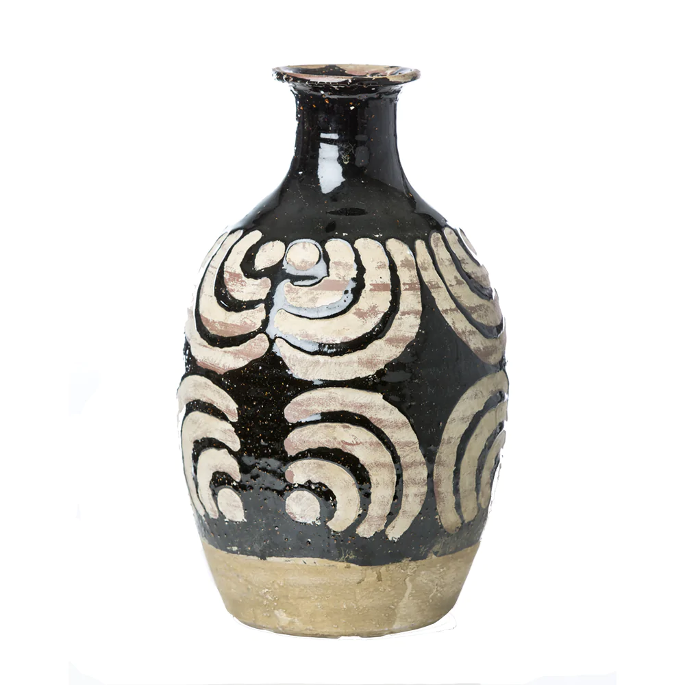 Vinci Moroccan Ceramic Half Round Vase by Abigails