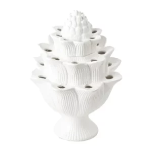 Large White Artichoke Tulipiere by Abigails