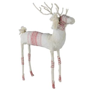 Large Red and White Nord Stag by HomArt