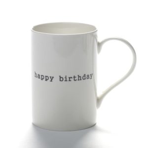 Happy Birthday Mug Set of Two by BIDKhome