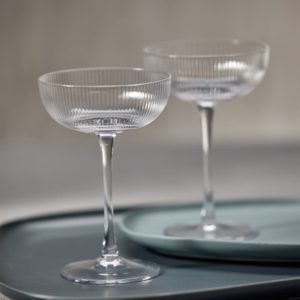 Bassel Martini Glasses Set of 4  by Zodax