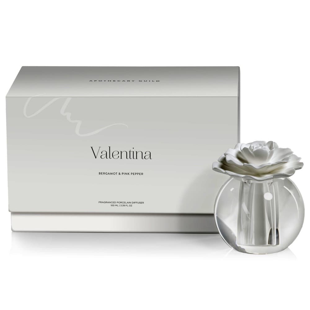 Valentina Crystal Ball Bergamot and Pink Pepper Diffuser 100 ml by Apothecary Guild