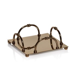 Azalea Gold Cocktail Napkin Holder by Zodax