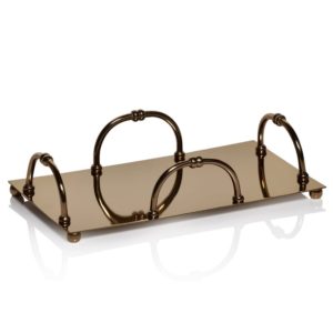 Azalea Gold Dinner Napkin Holder by Zodax