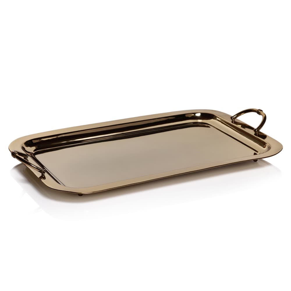 Aluminum Tray with Handles by BIDKhome - Seven Colonial