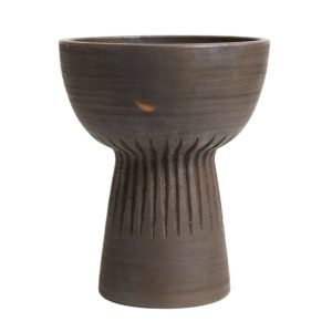 Large Brown and Black Hazel Bowl by Muubs