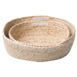 Natural Corn Baskets Set of 2 by Urban Nature Culture