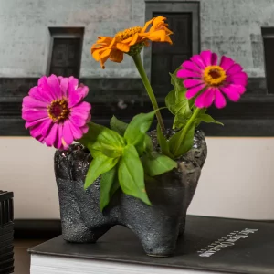 Etna Metallic Stoneware Tulipiere by Abigails