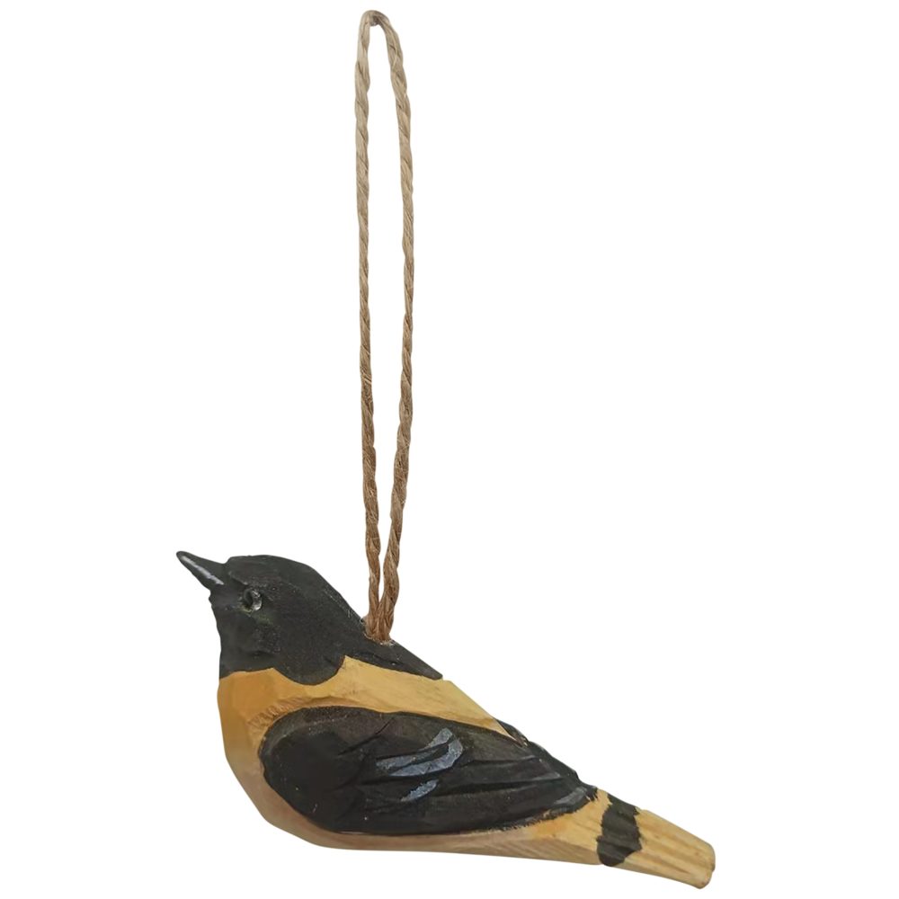 Carved Wood Bird Ornaments Set of 6 by HomArt - Image 7