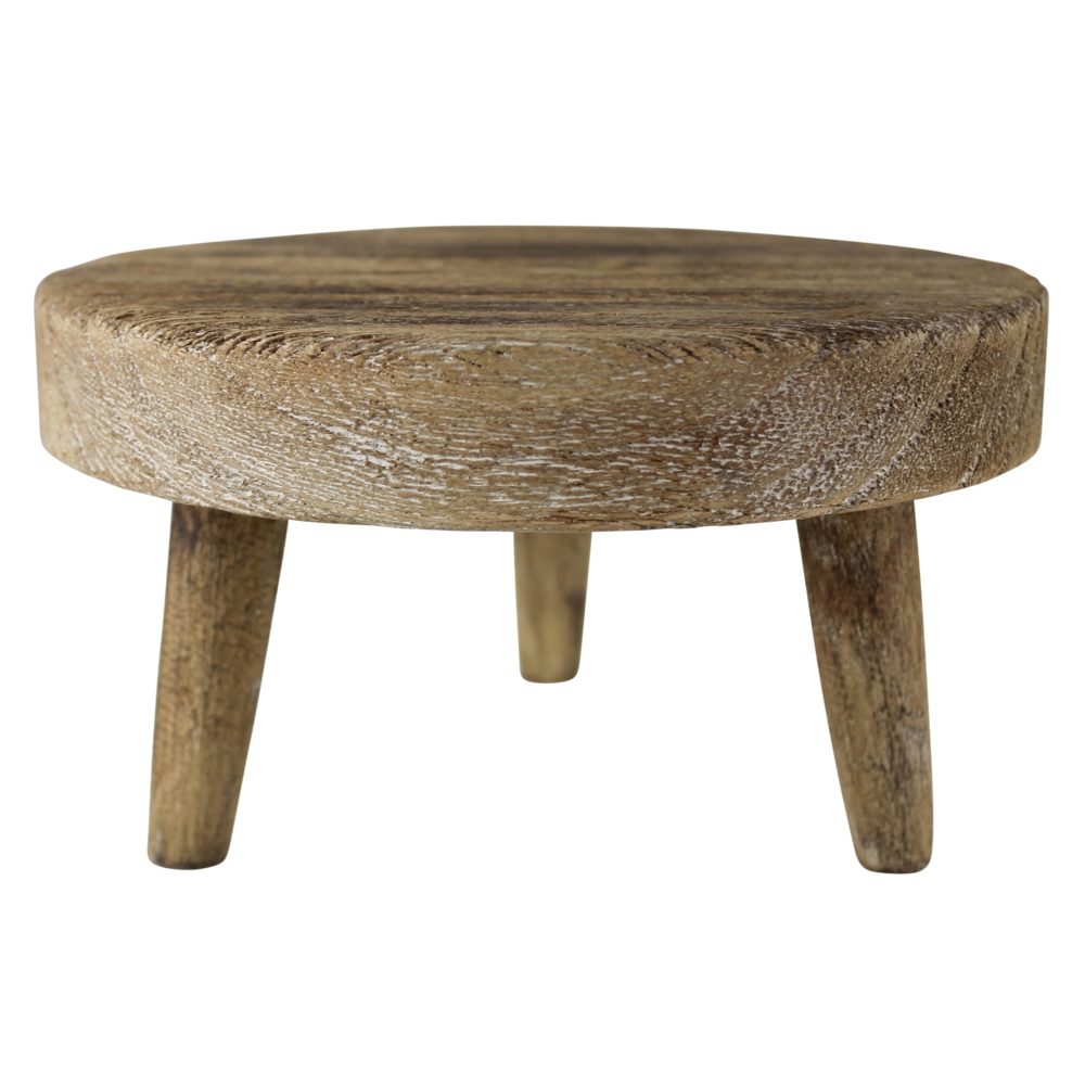 Dakota Round Footed Wood Risers by HomArt