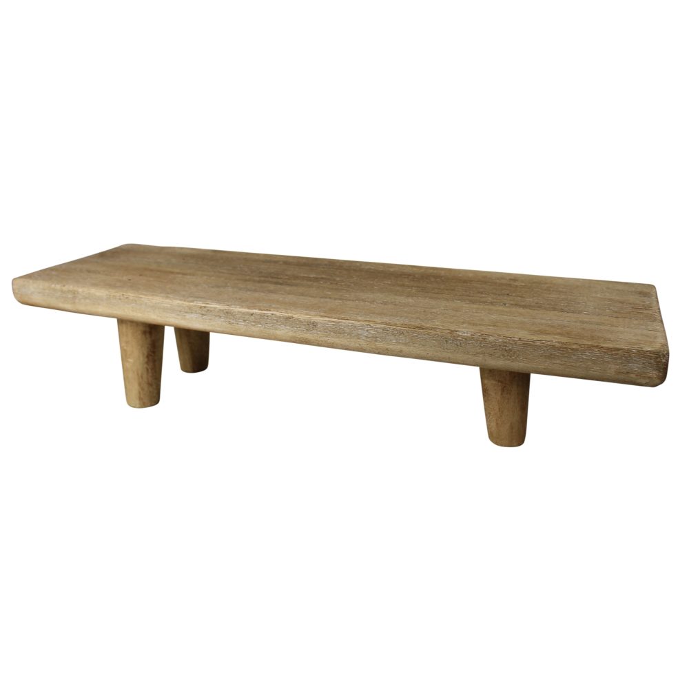 Dakota Footed Wood Rectangular Riser by HomArt - Image 3