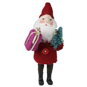 Felt Santa with Gift and Tree by HomArt