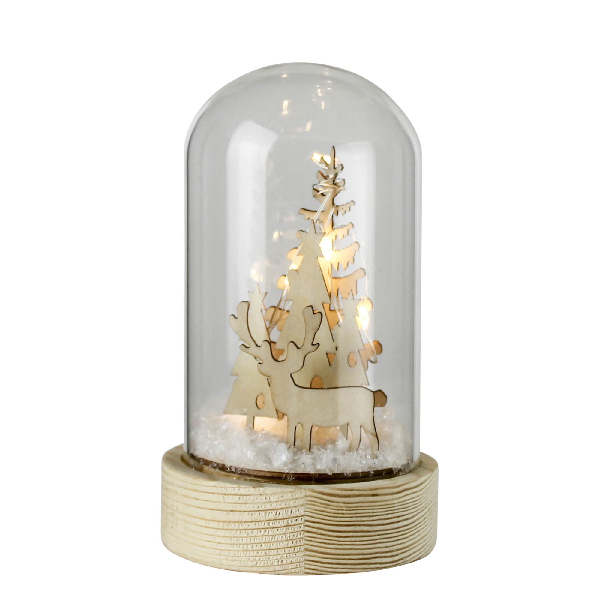 Glass and Wood Snow Globes by HomArt - Image 4