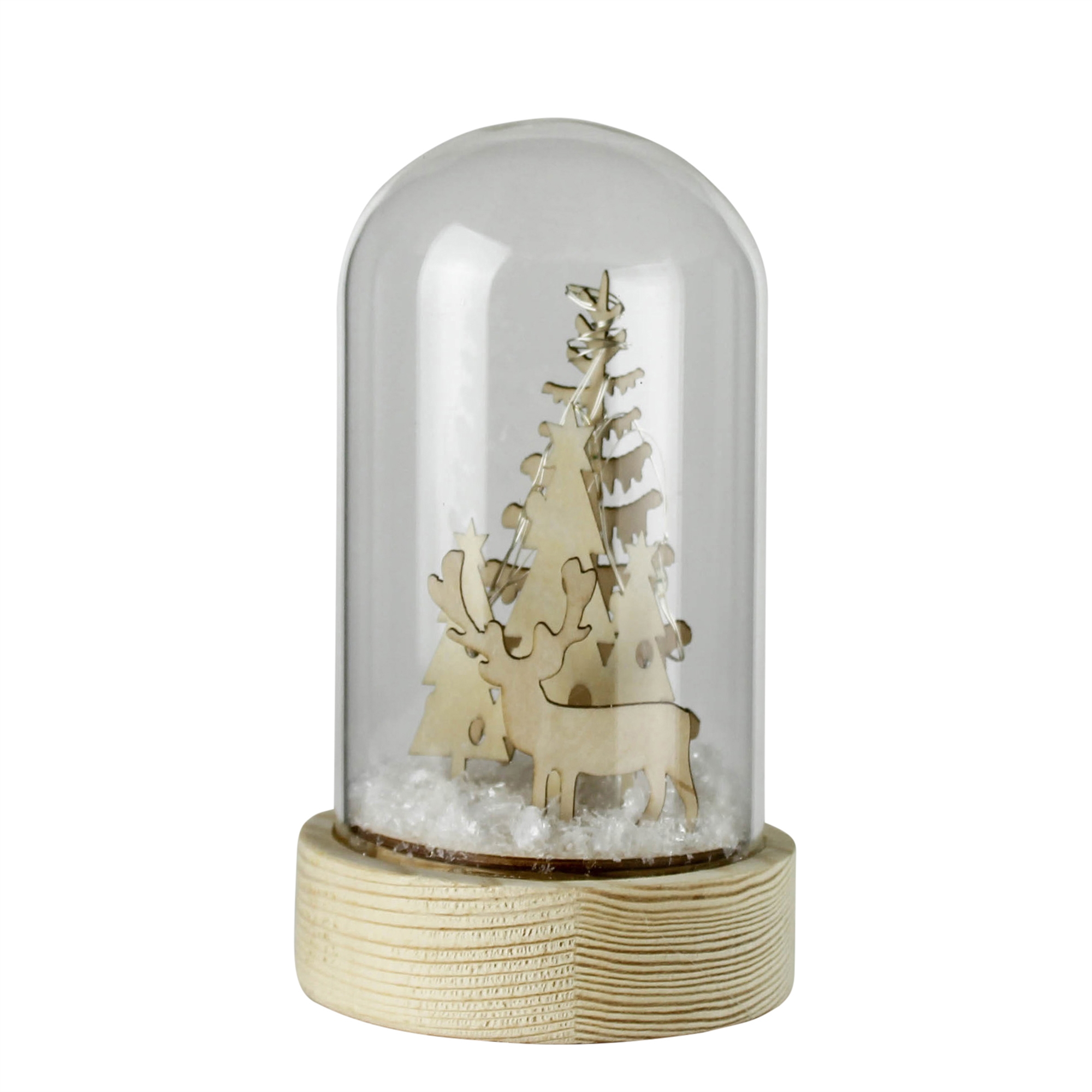 Glass and Wood Snow Globes by HomArt - Image 5