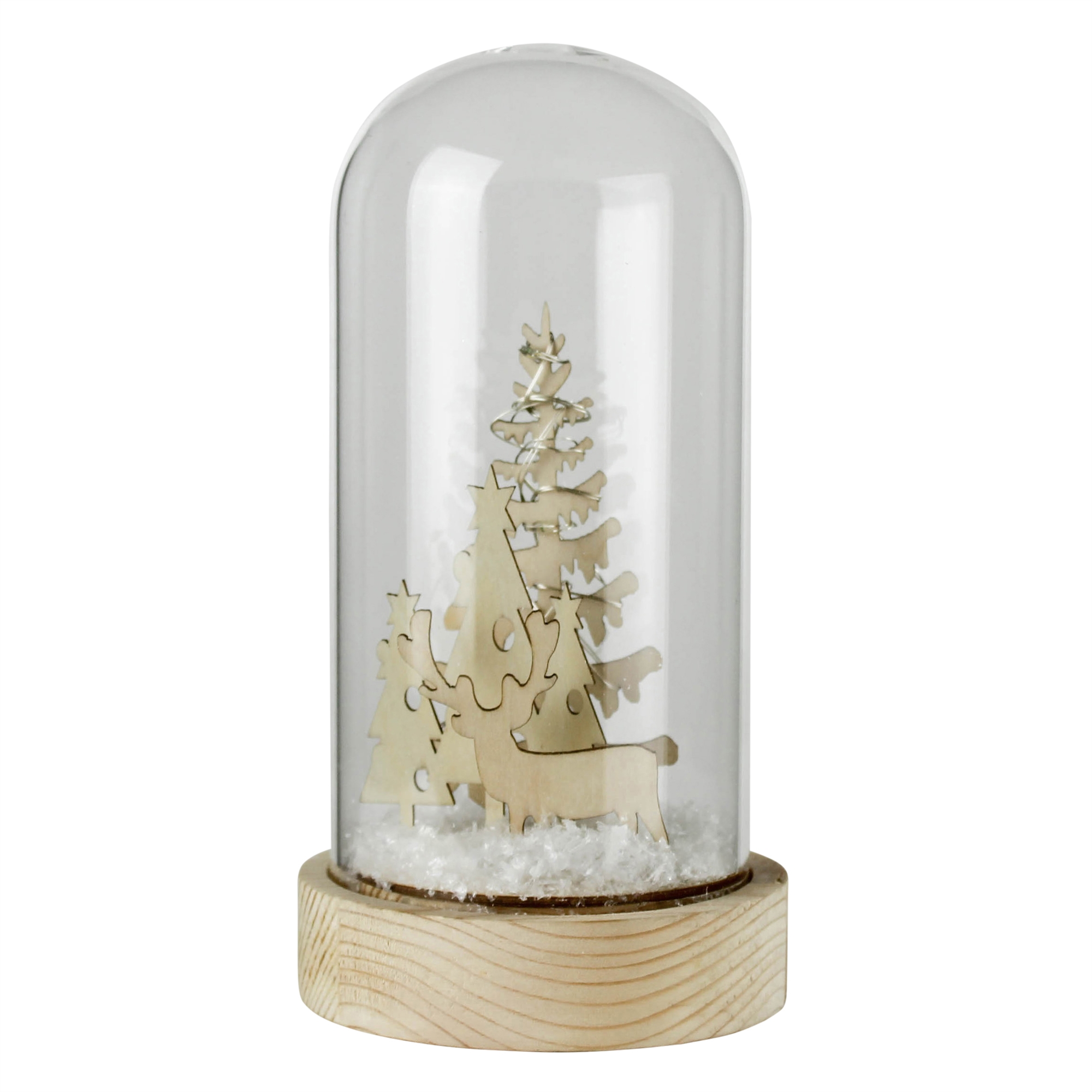 Glass and Wood Snow Globes by HomArt - Image 2