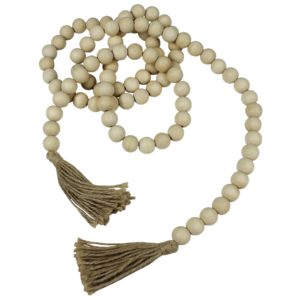 Paulo Wood Garland with Tassel by HomArt