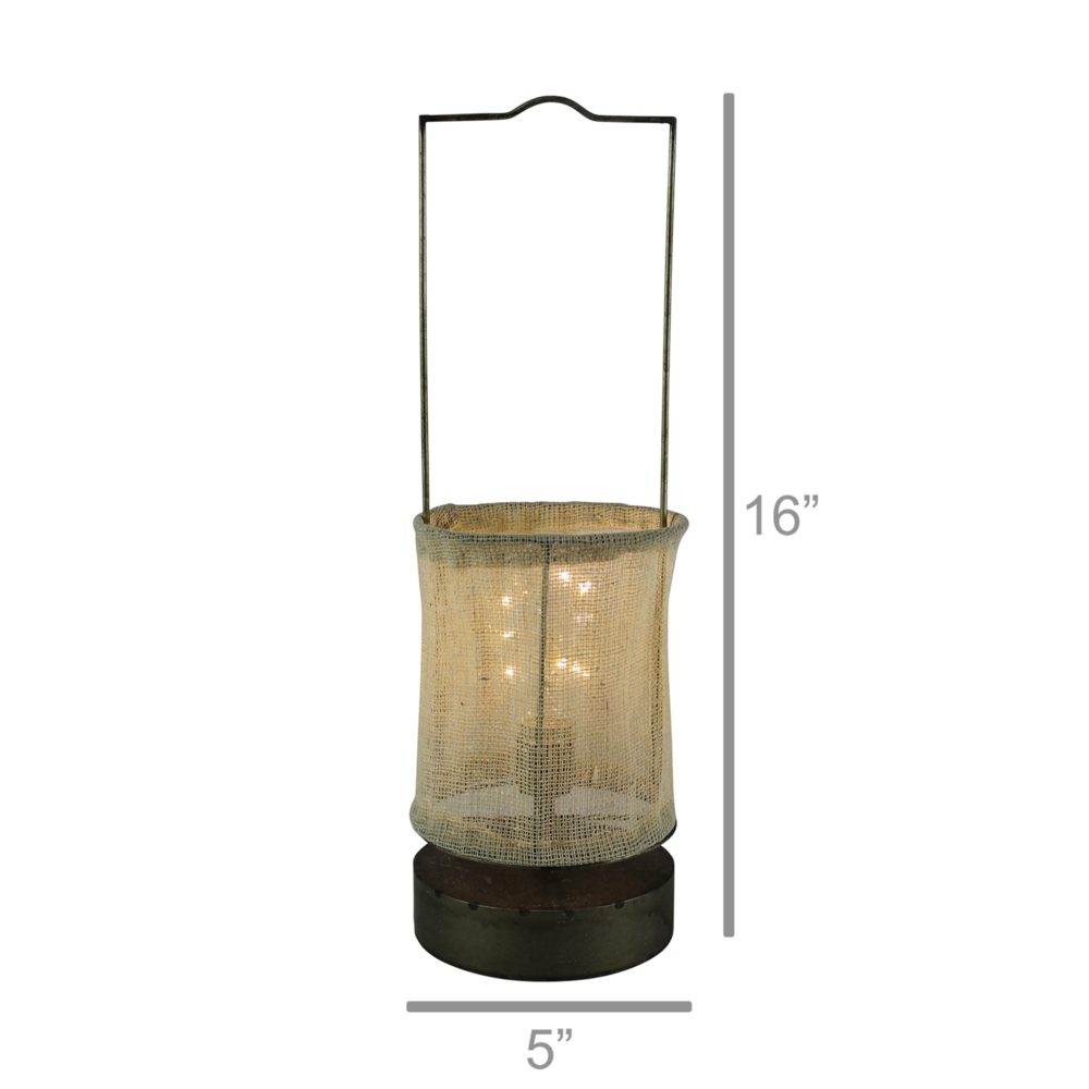 Boros LED Lantern with Shade by HomArt - Image 4