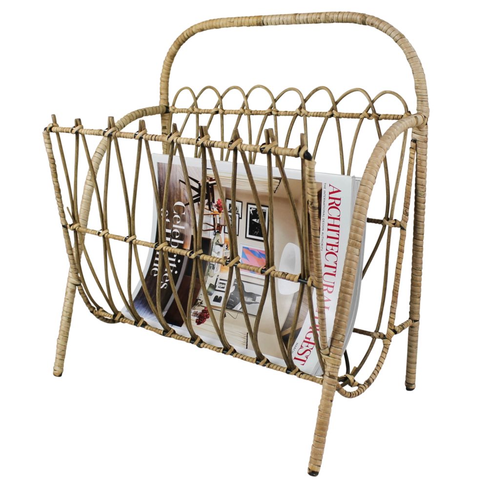 Cairo Rattan Magazine Holder by HomArt - Image 4