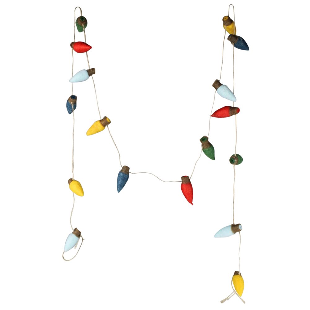 String of Felt Lights Set of 2 by HomArt