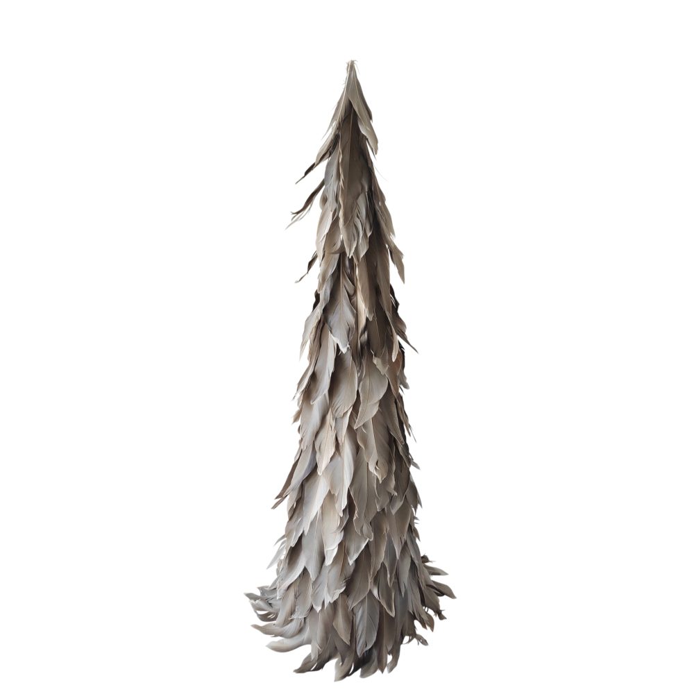 Grey Feather Christmas Trees by HomArt - Image 3