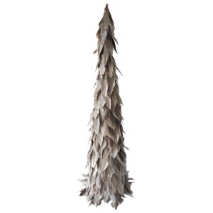 Grey Feather Christmas Trees by HomArt