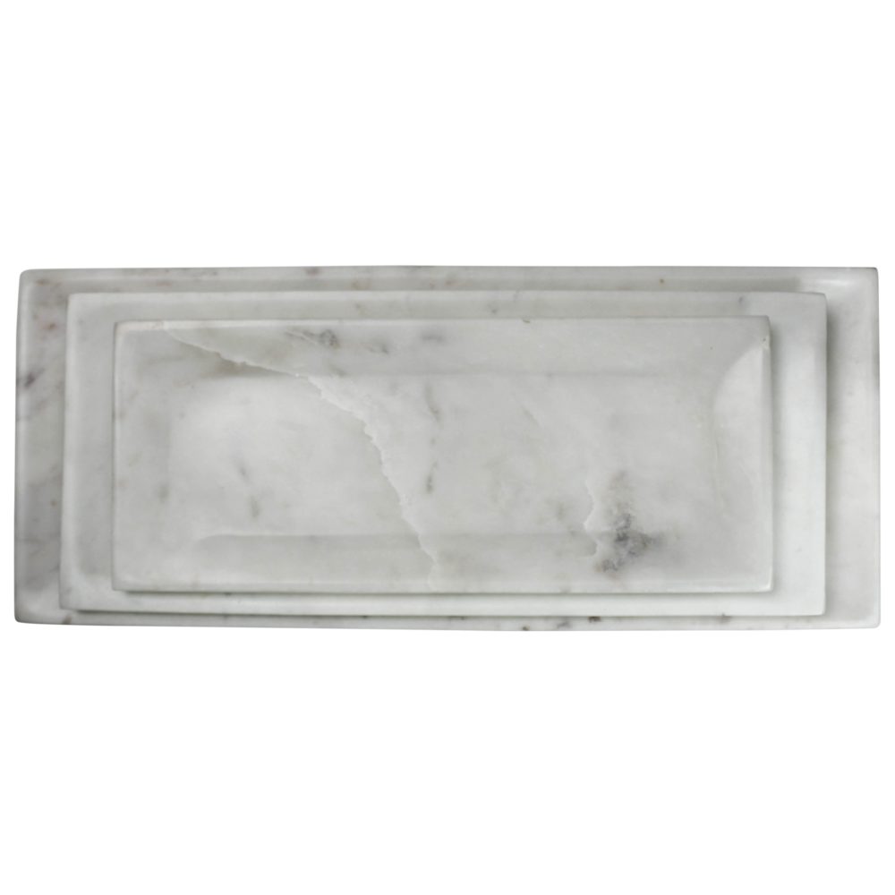 Essex Rectangular Marble Platters by HomArt - Image 2